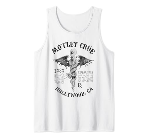 Mötley Crüe – Feel Good Lyrics White Camiseta sin Mangas