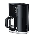 Braun Household Breakfast1 Filter Coffee Maker AromaCafe OptiBrew System Automatic Shut-Off Coffee Maker for up to 10 Cups Dishwasher Safe 1000W Black