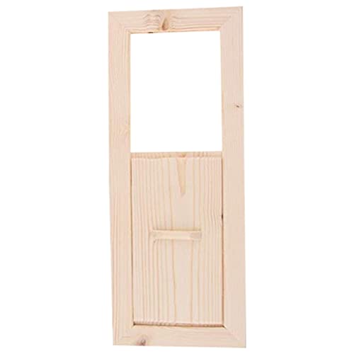 OOAYDYWO Grille Ventilation Sliding Adjustable Home Cedarwood Sauna Air Vent Bath Shutter Window
