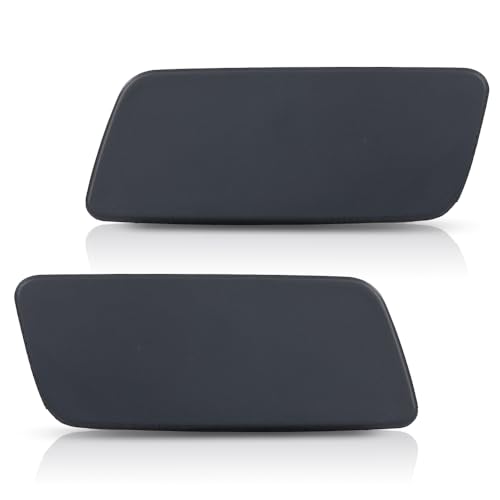 G-PLUS Front Headlight Washer Cover Powerwash Cap Cover Compatible with Range Rover 2013-2017 2Pcs