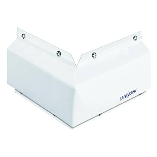 Hull Hugr Dock Bumper, Corner 12" x 6" x 4" (HHB-C2W)