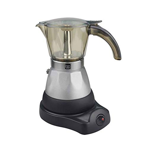 Bene Casa Espresso Coffee Maker, 3 Cup, 12 x 9 x 8, Black