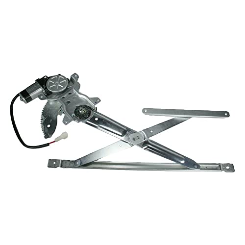 Image of TRQ Front Driver Side Power Window Motor and Regulator Assembly Power Without Auto Down Feature Compatible with 1998-2003 Toyota Sienna
