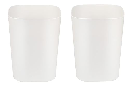 Miniatura 8 de Besli Cubo de basura pequeño de 2 galones para baño dormitorio cocina oficina color negro 2 unidades