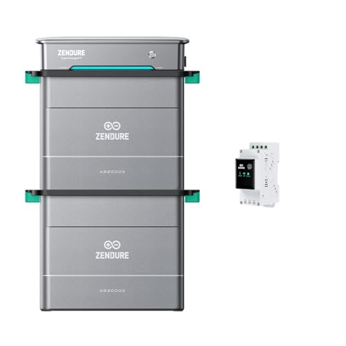Zendure Solarflow Hyper 2000 avec AB2000X*2 3840Wh, Centrale Électrique de Balcon avec Entrée Solaire 1800W, Hub Intégré(Unité de Contrôle Intelligente)...