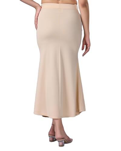 Image of LADLA FASHION] Women's Saree Shapewear - Mermaid Cut Saree Shaper Petticoat with Side Slit,