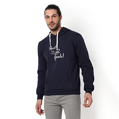 Image of CAHOOT Men's Printed Sweatshirt Regular Fit for Casual Wear | Full Sleeve | Cotton | Stylish Sweatshirt Crafted with Comfort Fit and High Performance for Everyday We