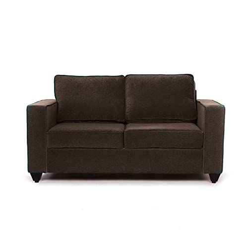 Image of Wakefit Sofa Set | 3 Year Warranty | Sofa 6 Seater, 6 Seater Sofa for Living Room, Wooden Sofa Set, Sofa Set 3+2+1 Seater - Napper(Malphino : Dark Earth)