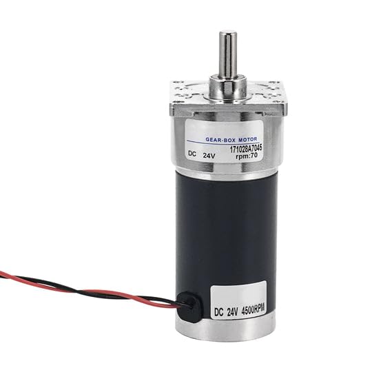 KITS GURU DC Geared full copper industrial grade motor 12V 42mm Diameter Side Shaft 10RPM-image-28