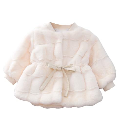 Chaqueta de invierno para niños pequeños de moda para niños pequeños, cuello de forro polar, chaquetas con capucha, chaqueta de lana cálida, abrigos chaqueta de esquí, Blanco, 12-13 años