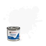 Humbrol AA0240 14ml No. 1 Tinlet Enamel Paint 22 (White Gloss)