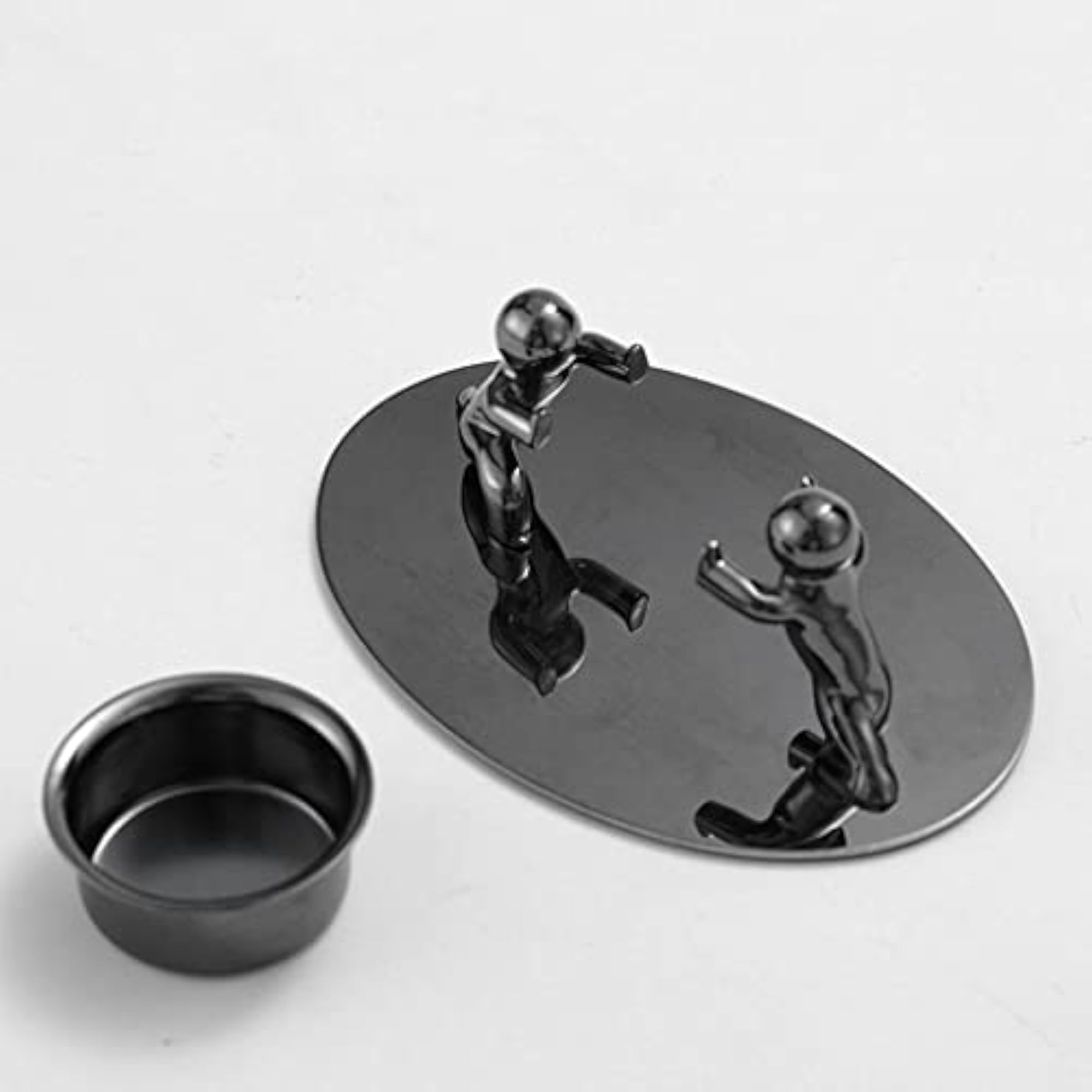 Tea Light Pillar Candle Holder, Black