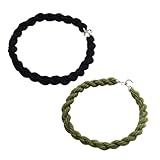 SOIMISS 2 Stück Elastische Hosenriemen Strapazierfähige Gummibänder für Outdoor und Camping Verstellbare Beinclips für Radfahren Wandern und Joggen Leicht und Langlebig in Grün und
