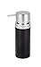 Produktbild WENKO 22556100 Seifenspender Inca, Flüssigseifen-Spender, Spülmittel-Spender Fassungsvermögen: 0,3 l, Acrylnitril-Butadien-Styrol (ABS), 10 x 18,5 x 7 cm, schwarz