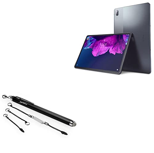 BoxWave Stylus Pen Compatible with Lenovo Tab P11 Plus (Stylus Pen by BoxWave) - EverTouch Capacitive Stylus, Fiber Tip Capacitive Stylus Pen for Lenovo Tab P11 Plus - Jet Black