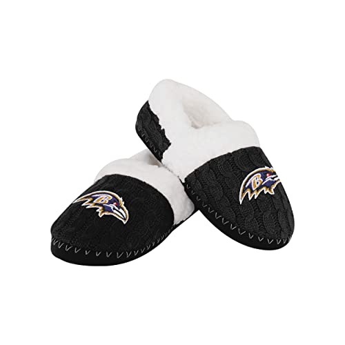 Image of FOCO Womens NFL Team Color Moccasin Slippers