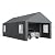 Polar Aurora Carport 20x20 FT, Heavy Duty Car Port Canopy, with 2 Side-Opening Door & Roll-Up Windows, Outdoor Portable Garage for Car, Truck, Boat, Motorcycle