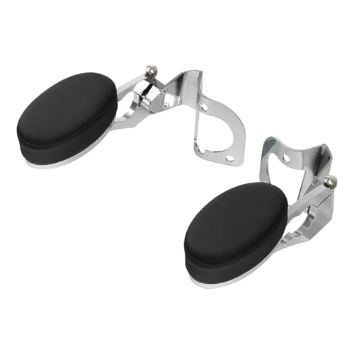 Barres d'appui pour moto Harley : accoudoirs passager réglables chrome