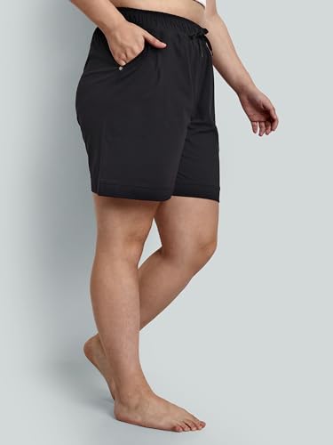 Image of CUPID Plain Comfortable Plus Size Barmunda /Shorts for Sports, Yoga, Daily Use Gym, Night Wear, Casual Wear for Girls