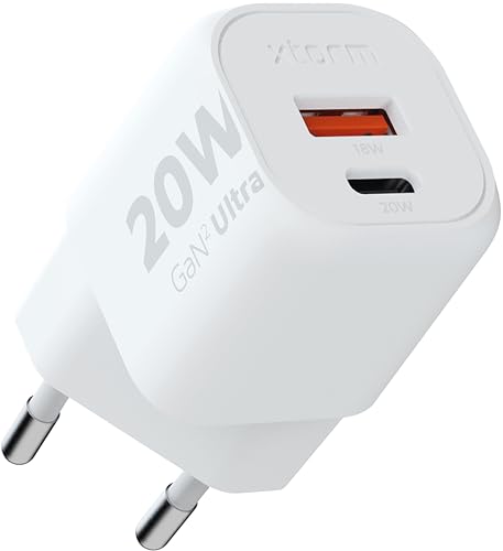 Cargador USB Xtorm GaN2 elimina la espera cargando dos dispositivos a la vez con 20W