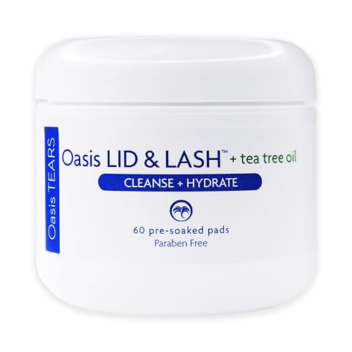 OASIS Medical Oasis LID & LASH + Tea Tree Oil Eyelid & Lash Cleansing Pads
