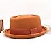 Women’s Small Top Wool Hat Autumn-Winter Korean Style Fashion Cuffed Felt Brim Cap