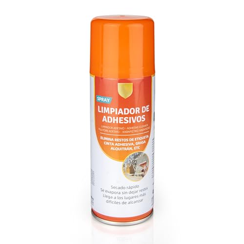 BESCH Spray Limpia Adhesivos 200 ml para Eliminación de Etiquetas - Limpiador de Pegamentos Multisuperficie (Bote de 1)