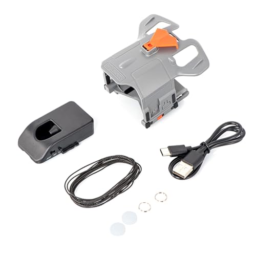 YUULNMOP ドローン ペイロード エアドロップシステム DJI Mini 5 Proアクセサリー用 リモートリリースディスペンサー スポットライトによる感光制御付き 小道具ホルダー ペイロードドロッパー 広告/釣り/結婚式/レスキュー用の画像