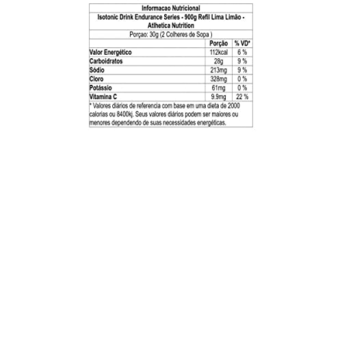 Atlhetica Nutrition Isotonic Drink (900G) - Sabor Lima-Limão