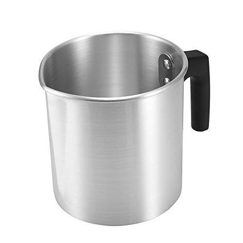 1.2L Bougie Melting Verseuse Pot Pot De Coulée De Fonte De Cire à Double Chaudière avec Poignée Résistante à La Chaleur, Bougie De Bricolage Et Artisanat De Savon