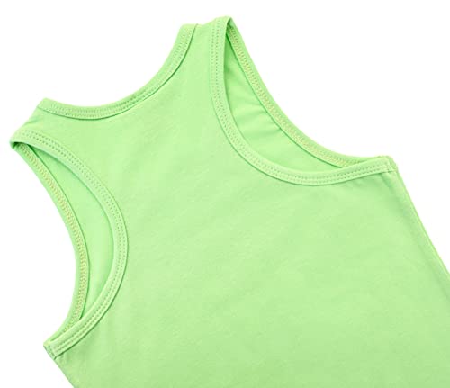 Image of Lilax Girls' Racerback Tank Top 12 Months, Apple Green