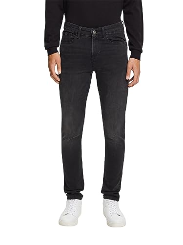 ESPRIT 093ee2b331 Jeans, Black Dark Washed, 32W x 34L para Hombre