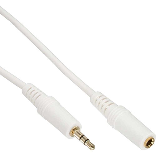 InLine 99937 W 10 M 3.5 mm 3.5 mm weiß Audio-Kabel – Audio-Kabel (3.5 mm, 3.5 mm, 10 m, weiß)