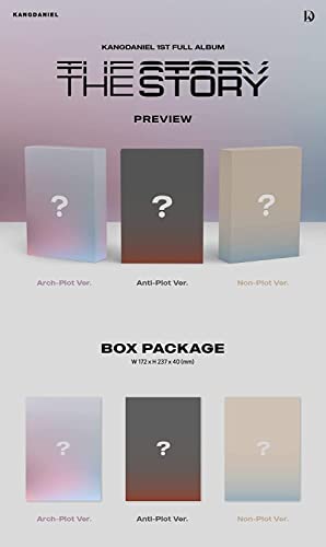 Kang Daniel The Story ensemble Arch-Plot Anti-Plot album poster pliable suivi scellé - 2