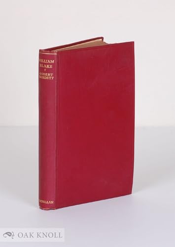 William Blake. [Unknown] B000O60C8A Book Cover