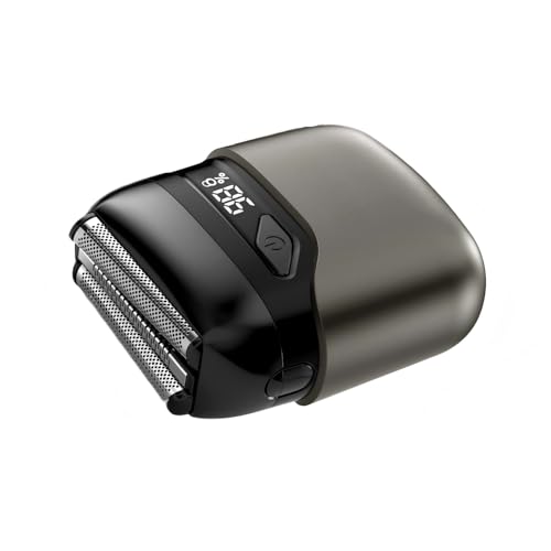 SHOXTR Folienrasierer Herren Rasierer Herren Elektrisch mit LED-Anzeige IPX7 Nass-Trockenrasierer mit 3 Flexiblen Klingen USB-C Ladestation für Gesicht und Bart Eisengrau - Black 175/65R15 88H