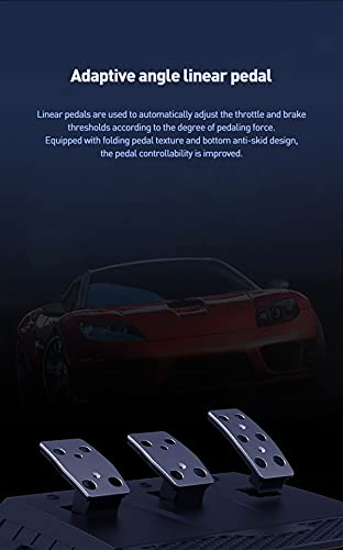 Pxn V9 Pc Steering Wheel With Pedals And Shifter 270/900 Degree Gaming Racing Wheel For Pc,Ps4,Ps3,Xbox One thumb #7