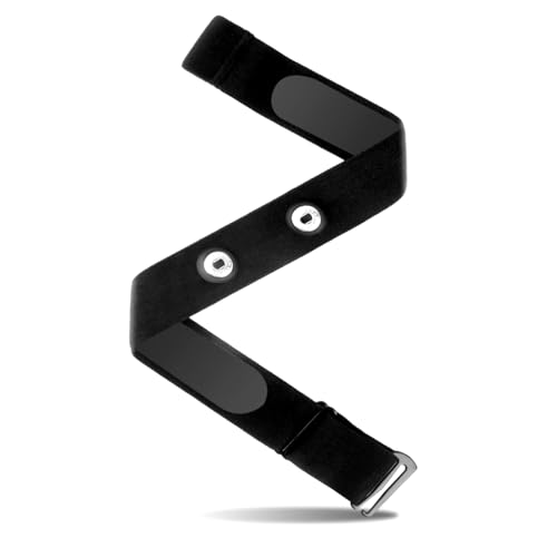 Ceinture Cardio Réglable, Sangle de Ceinture Élastique Sport Support Moniteur de fréquence Cardiaque Sangle Poitrine Rechange Poitrine Réglable Moniteur Compatible avec Wahoo Polar H10 H9 Coospo