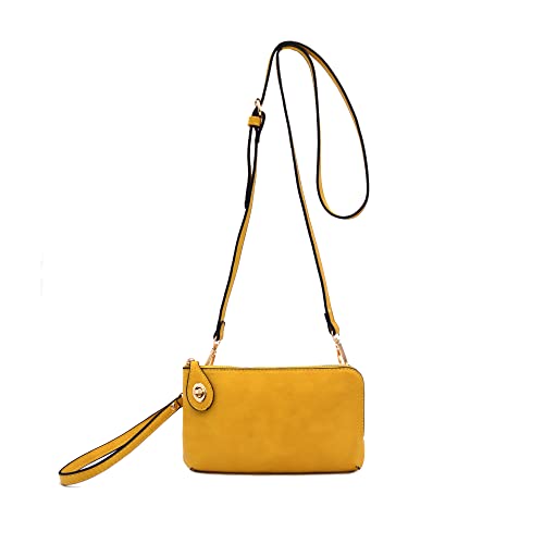 LOVESOME Women's Small Crossbody Bag Wristlet Clutch - Image 3