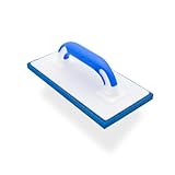 Werkfit Profi Reibebrett mit Softgriff - Schwammgummi-Reibebrett Verputzarbeiten - Putzbrett Made in Germany -Glättebrett feinporig (Schwammgummi fein Softgriff)