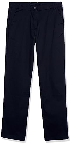 Image of Izod Girls' School Uniform Twill Skinny Pants, Made with Stretch Performance Material, Wrinkle & Fade Resistant