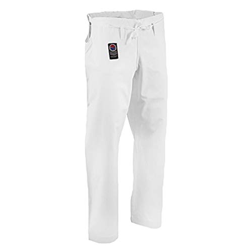 PROFORCE Gladiator 14oz Karate Pants w/Traditional Waist - White - Size 4