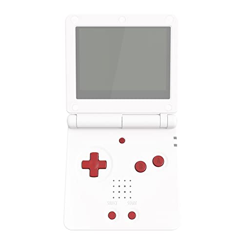 Image of eXtremeRate Monster Red Custom Full Set Buttons for Gameboy Advance SP, Replacement A B L R Button Power On Off Volume Button D-pad Key for GBA SP Console - Console NOT Included