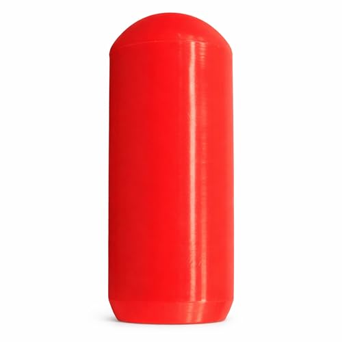 Amber Fight Gear Track and Field Training Throws Rubber Javelin Replacement Tip Red Large, Set of 2