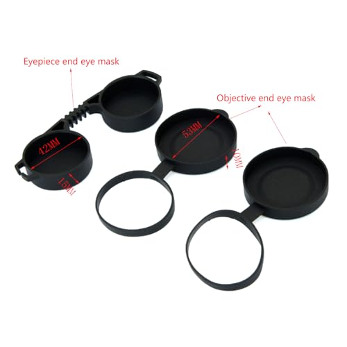 image for KATAZO Silicone Binocular/Monocular Objective Lens Covers 42mm-45mm/61