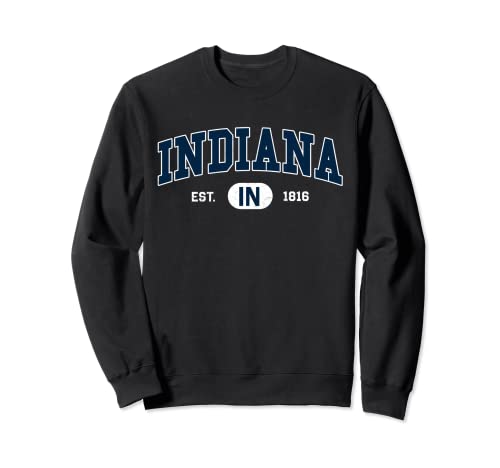 Indiana - Estilo clásico universitario/universitario acogedor Indiana Sudadera