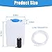 Swess Car Windshield Washer Pump Universal Reservoir Kit 99300 Fluid Reservoir Tank Bottle with Pump