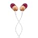 Produktbild House of Marley Smile Jamaica In-Ear Kopfhörer - 1-Knopf Steuerung, Geräuschisolierung, 9.2mm Treiber, Mikrofon, Gelaufsätze in 2 verschiedenen Größen, verwicklungsfreies Kabel - Purple