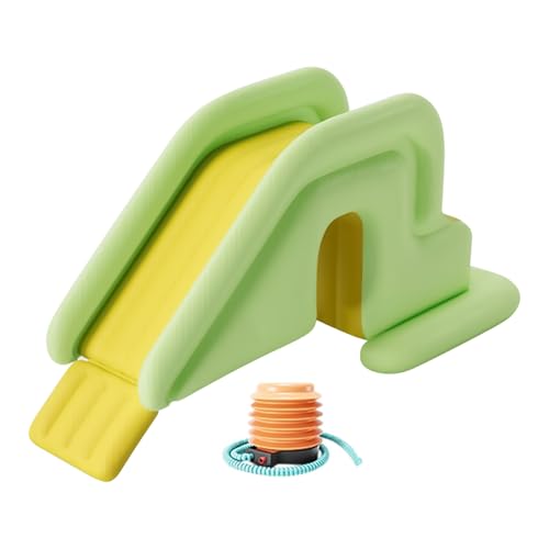 Zqkimzi Toboggan Piscine Gonflable pour,Jeu d'Extérieur Amusant Anti-Bascule pour Aire de Jeux Aquatique - Toboggans Gonflables pour Sol Et Piscines Enterrées