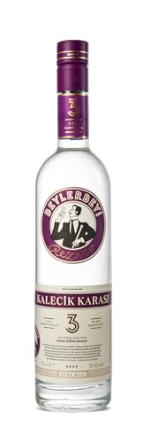 Beylerbeyi Kalecik Karasi Raki 70cl | Brandy Turco Anisado - 100% Uvas Frescas - Sin Azúcares Añadidos | Triple Destilación - Contenido de alcohol 45%
